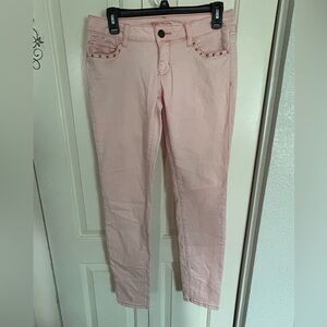 Decree Super Skinny Pink Pants Size 7 Junior